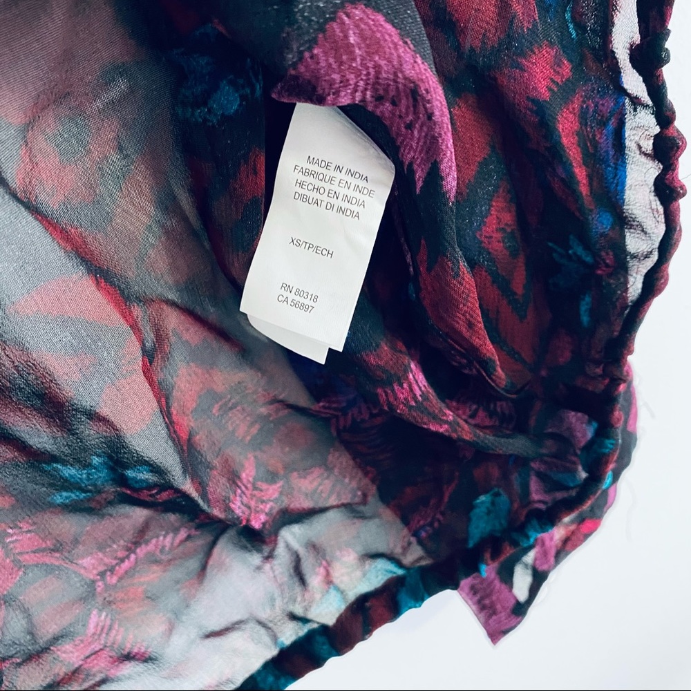 Lucky Brand Semi Sheer Boho Blouse - Picture 10 of 12